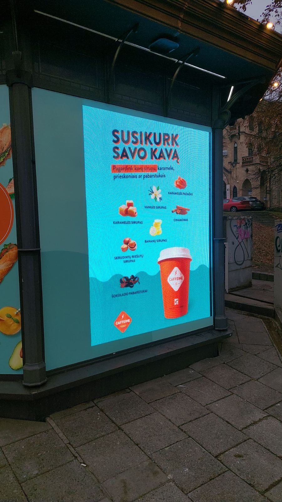Narvesen · Žaliasis Tiltas — P4 LED